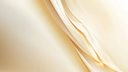 This image showcases an elegant texture of soft satin fabric with smooth flowing curves and gentle light reflections, perfect for a luxurious design backdrop.の素材
