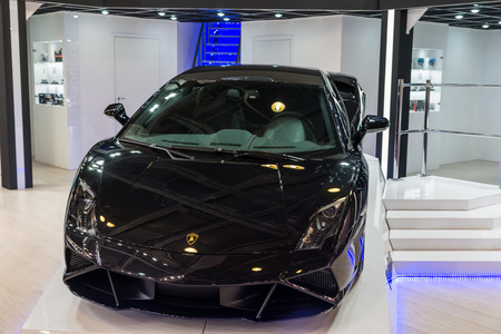 The international motor show in Moscow. 2014. Ferrari.のeditorial素材