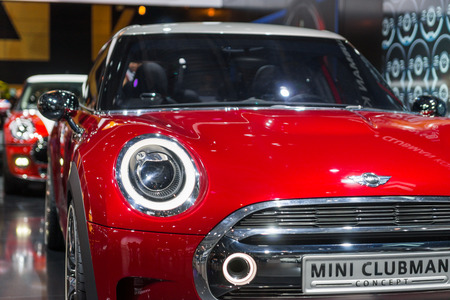 The international motor show in Moscow. 2014. Mini.のeditorial素材