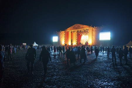 RUSSIA. TULA REGION. BUNIREVO - June 27, 2015. Music festival wild Mint.のeditorial素材