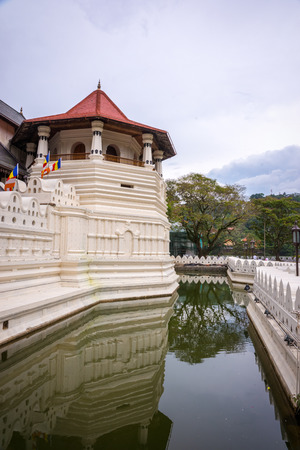 Sri Lanka. Kandy - August 16, 2015. The Tooth of Buddah Temple The Temple of the Tooth Relic. Territory Of The Temple. The inside view.のeditorial素材