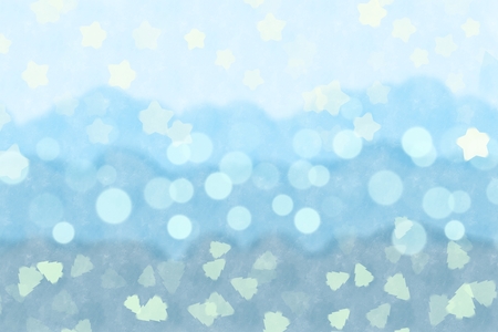 Bokeh blue backgroundの写真素材