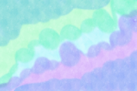 Rainbow cool color with watercolor backgroundの写真素材