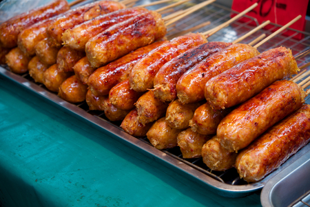 Thai style sausageの写真素材