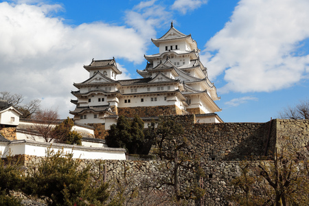 January 2017 in Hyogo, Japan himeji. Himeji Castle was founded in 1333, is one of Japan's most beautiful castle.のeditorial素材