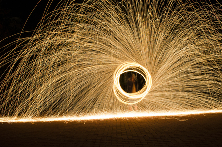 Circle of fireの写真素材