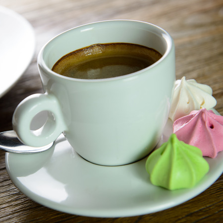 Cup of Americano coffee for afternoon tea breakの写真素材