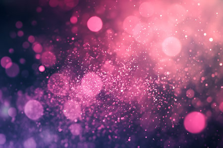 Soft and romantic pink and purple bokeh abstract wallpaper for Valentine's dayの素材