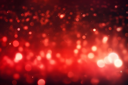 Dark red bokeh abstract wallpaper for Valentine's dayの素材