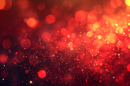 Dark red bokeh abstract wallpaper for Valentine's dayの素材