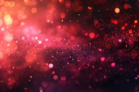 Dark red bokeh abstract wallpaper for Valentine's dayの素材