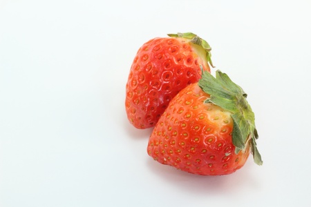 This is a strawberry called Sagahonoka which was produced in Saga Prefecture of Japan.の写真素材