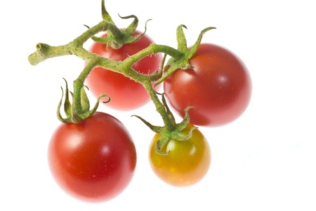 This is a picture of cherry tomatoes I have grown の写真素材