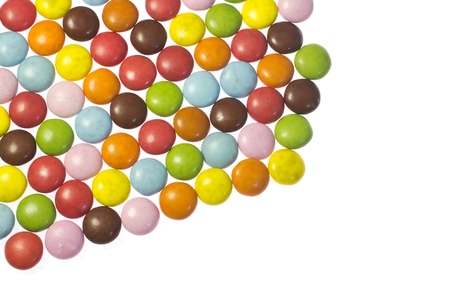 This is a picture of colorful chocolates that I have taken の写真素材