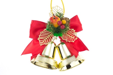 This is a photo of the bell to decorate for Christmas.の写真素材