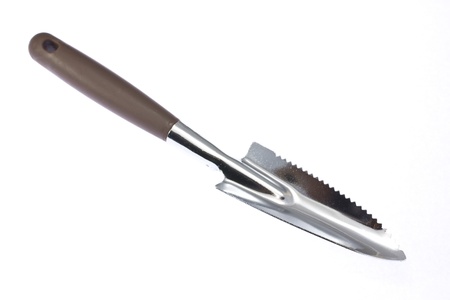 This is a photograph of a trowel I have bought for gardening.