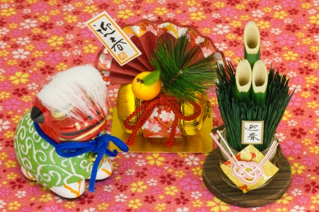 This is a photo of ornaments to decorate the New Year in Japan.の写真素材