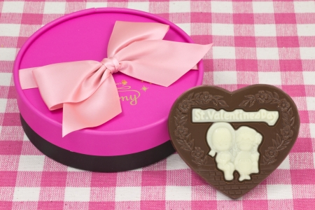 This is a photograph of a Valentine's Day gift.の写真素材