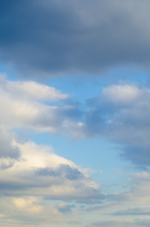 This is the cloudy sky of winter.の写真素材