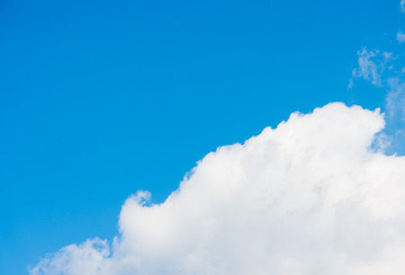 This is the clouds and blue sky on a sunny day.の写真素材