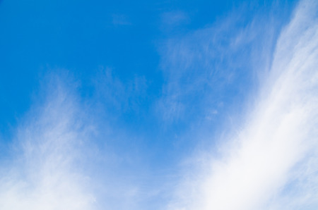 This is the clouds and blue sky on a sunny day.の写真素材