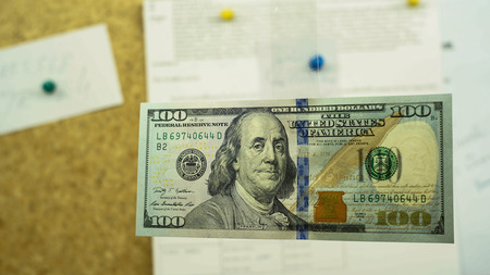 Money USA 100 dollarの写真素材