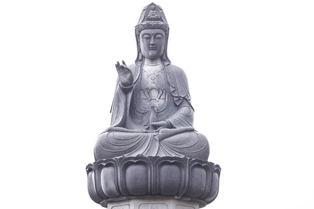 Guanyin statue in Thailand.の写真素材