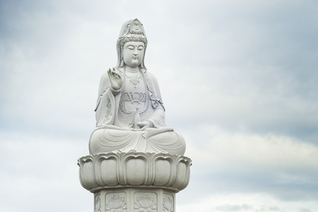 Guanyin statue in Thailand.の写真素材