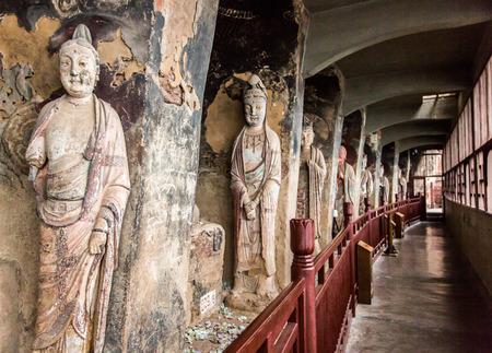 The Maijishan Grottoesのeditorial素材