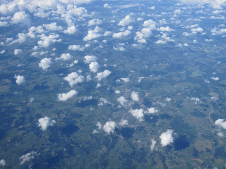 Above the cloudsの写真素材