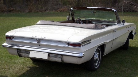 Old Buick car seen from the backsideのeditorial素材