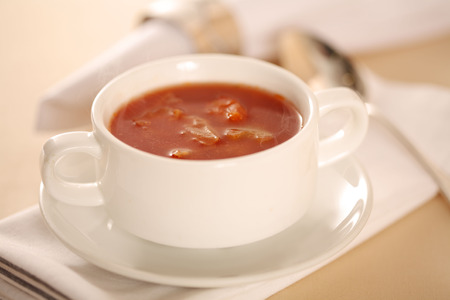 borscht a traditional beetroot soupの写真素材