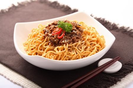pork noodleの写真素材