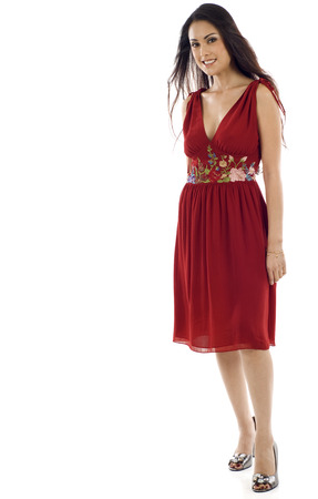Stock Photo:
Full length portrait of a confident young Asian female standing on white backgroundの写真素材