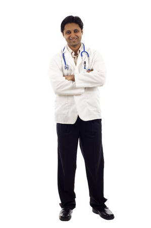 Doctor full length portraitの写真素材