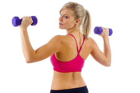 Fitness - Lifting the Dumbbellsの写真素材