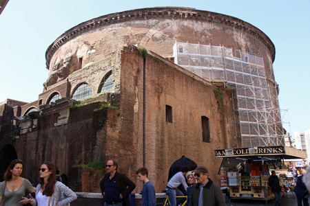 2014 29th March Rome Italy The Pantheonのeditorial素材