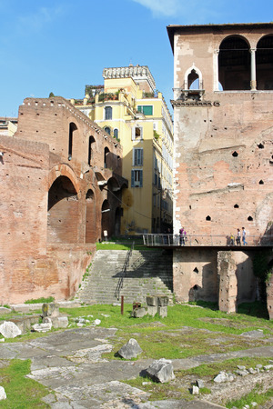 2014 29th March Rome Italy Imperial forumの写真素材