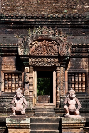The guardians of Banteay sreiの写真素材
