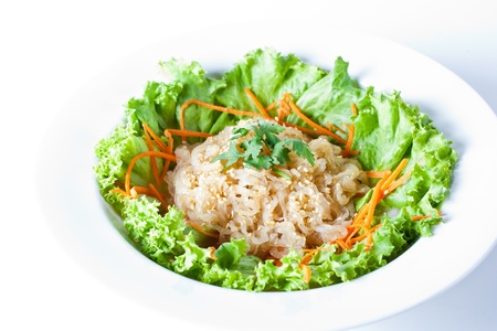 Jelly fish with sesame oilの写真素材