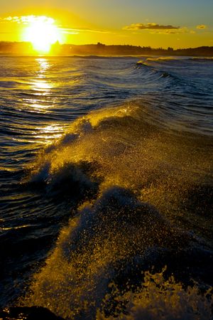 Wave linesの写真素材