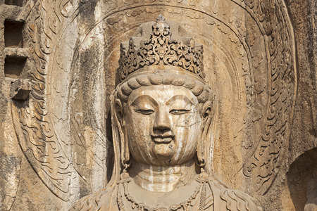 A shot of Chinese Buddha Statue in China