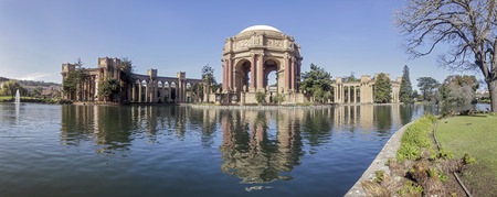 Palace of Fine Arts at San Francisco, California, USAのeditorial素材