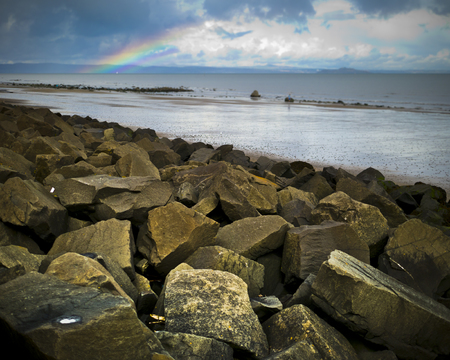 Portobello Beach, Edinburghの写真素材