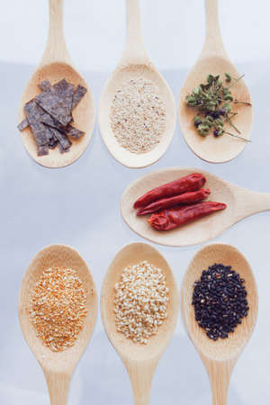 red pepper with seven kinds of spices.