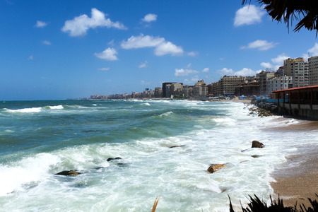 Mediterranean Sea, Egyptの写真素材