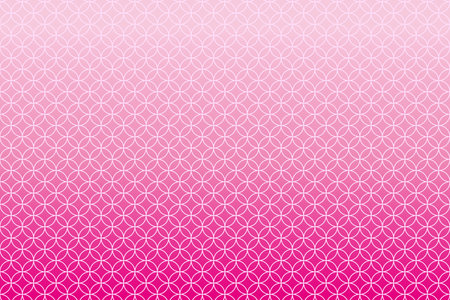 The oriental traditional pink chain circle pattern background. Vector illustration.のイラスト素材