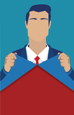 Unrecognizable businessman presenting. Open areas for investment.  Concept business illustration. Vector flatのイラスト素材