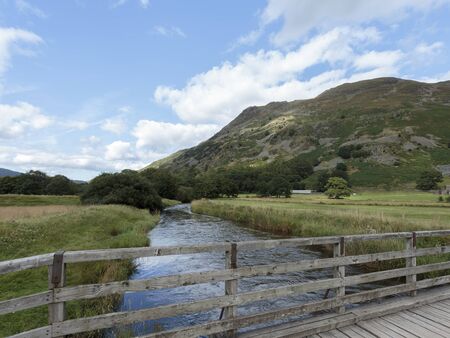 Goldrill Beck leading into Ullswater Lake, Lake District National Park, Cumbria