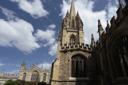 University Church of St Mary the Virgin, Oxford, Oxfordshire, England, United Kingdomの写真素材
